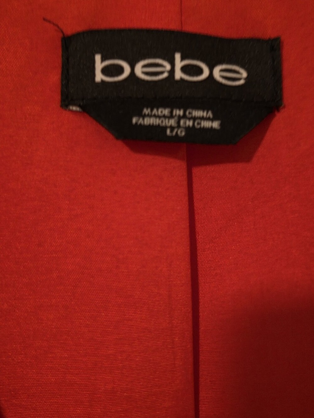Red Double-Breasted Belted Dress - Picture 3 of 4